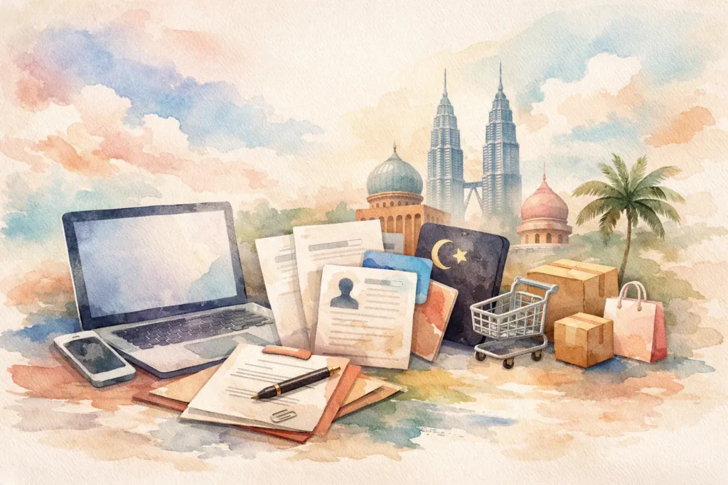 Dokumen Wajib Daftar Perniagaan Online di Malaysia